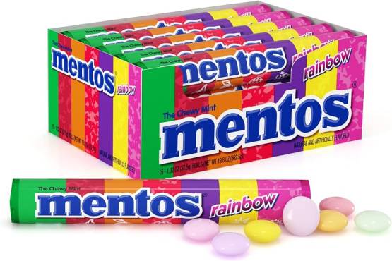 Mentos Rainbow Roll Candy